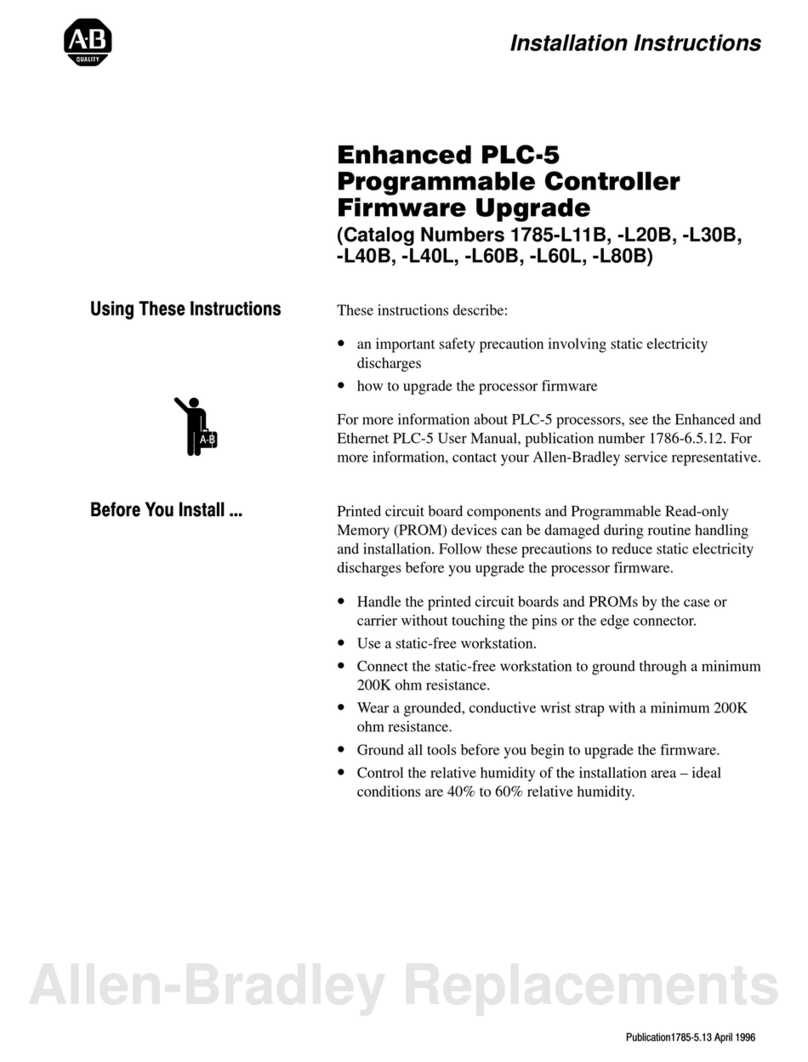 Allen-Bradley PLC-5 series User manual