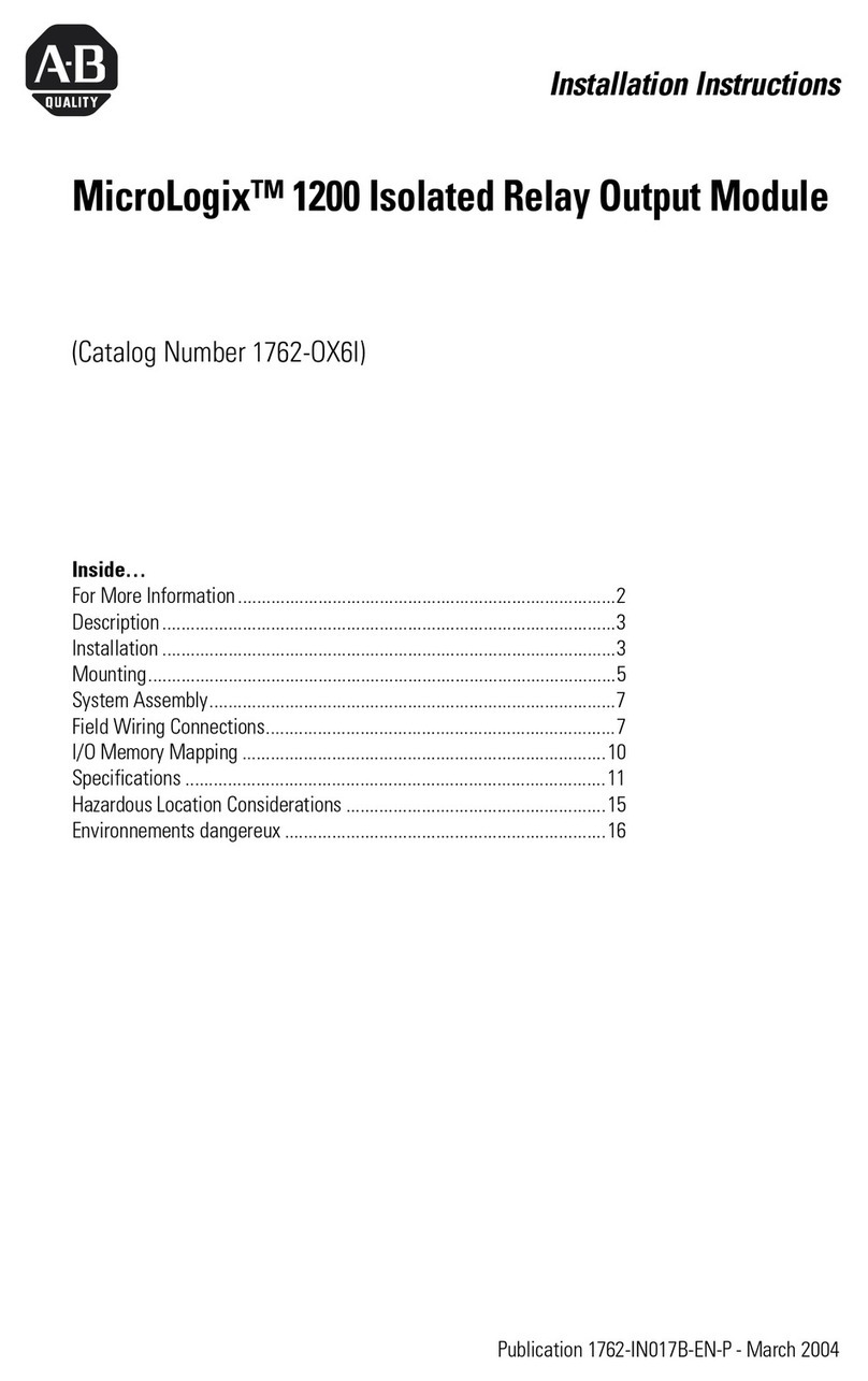 Allen-Bradley MicroLogix 1200 User manual