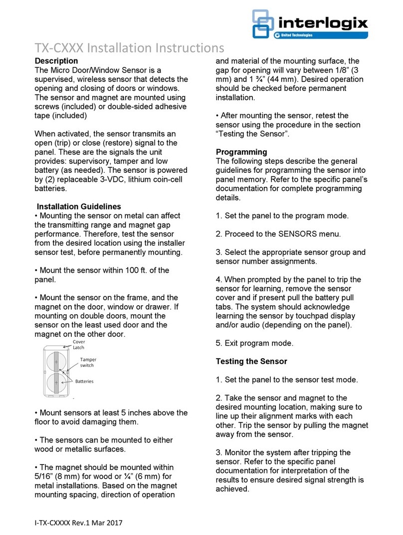 Interlogix TX-C series User manual