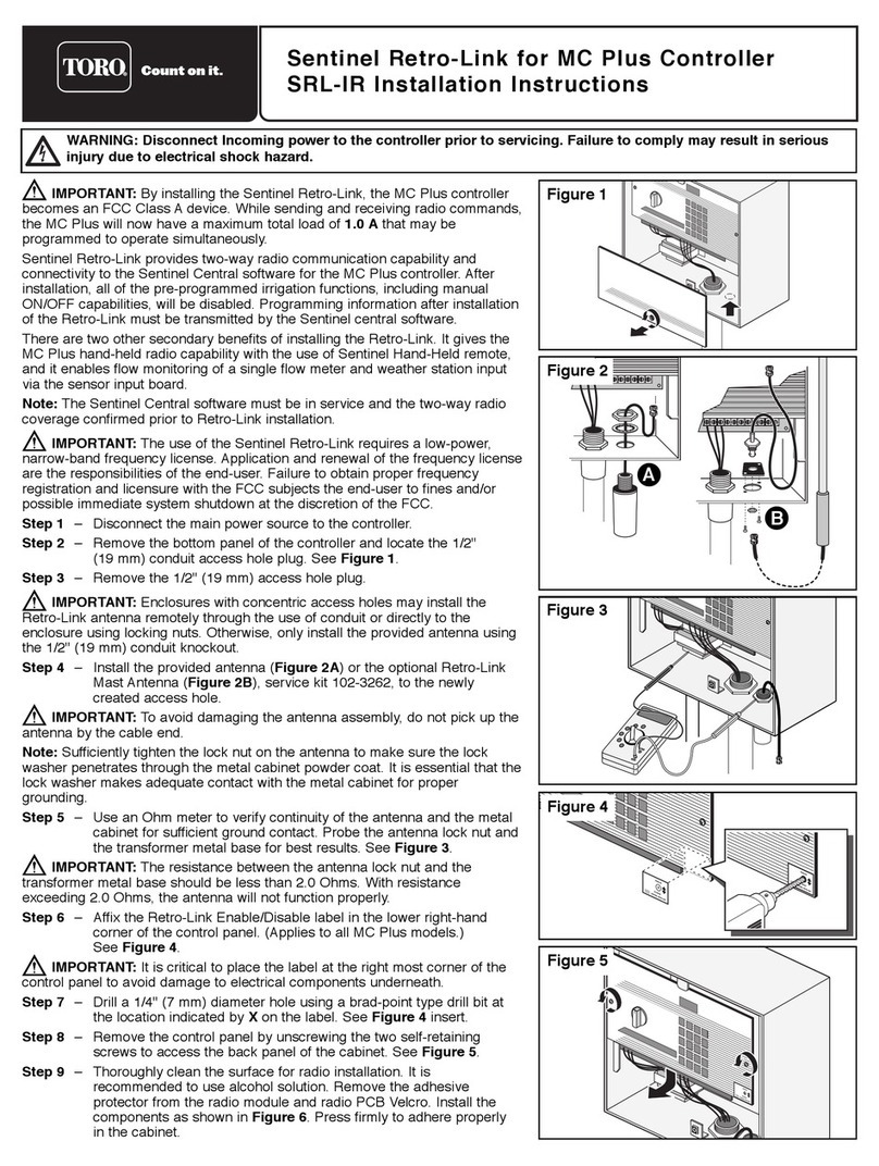 Toro SRL-IR User manual Toro SRL-IR User manual