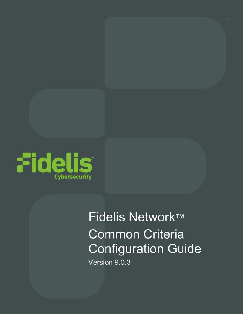 Fidelis Common Criteria Configuration guide
