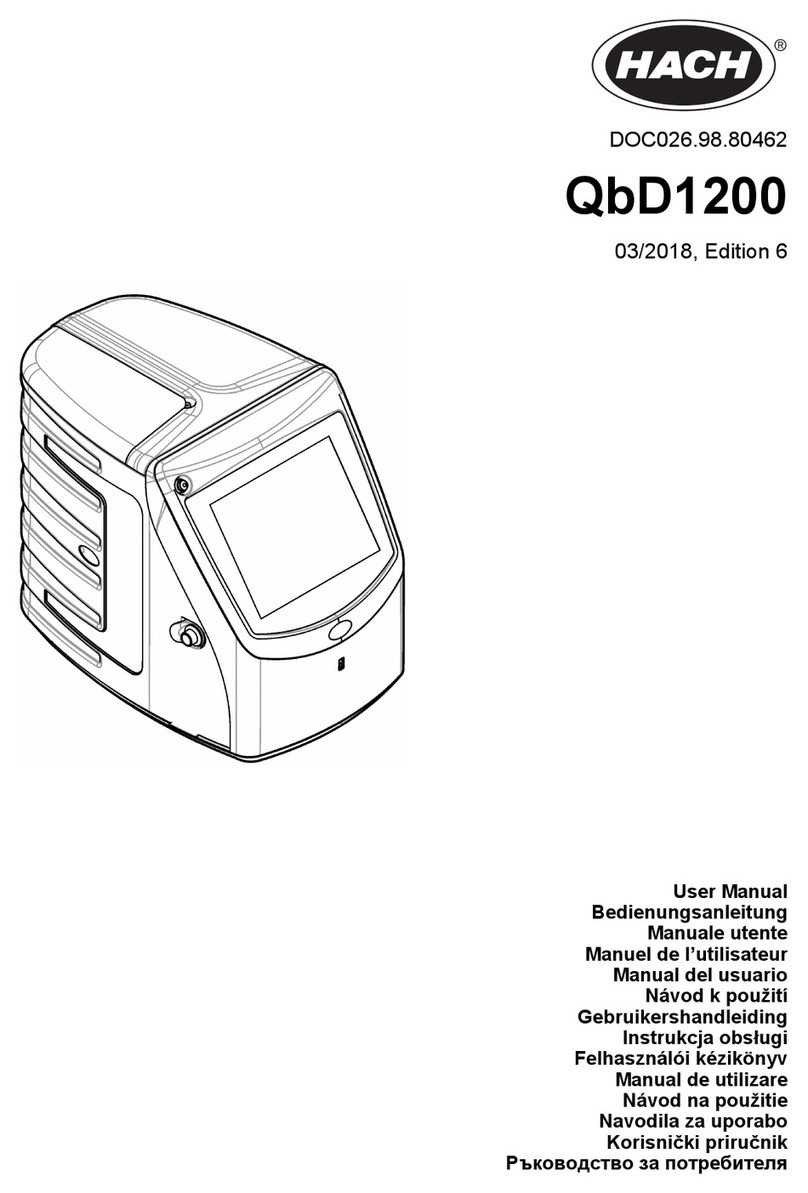 Hach QbD1200 AutoSampler user manual