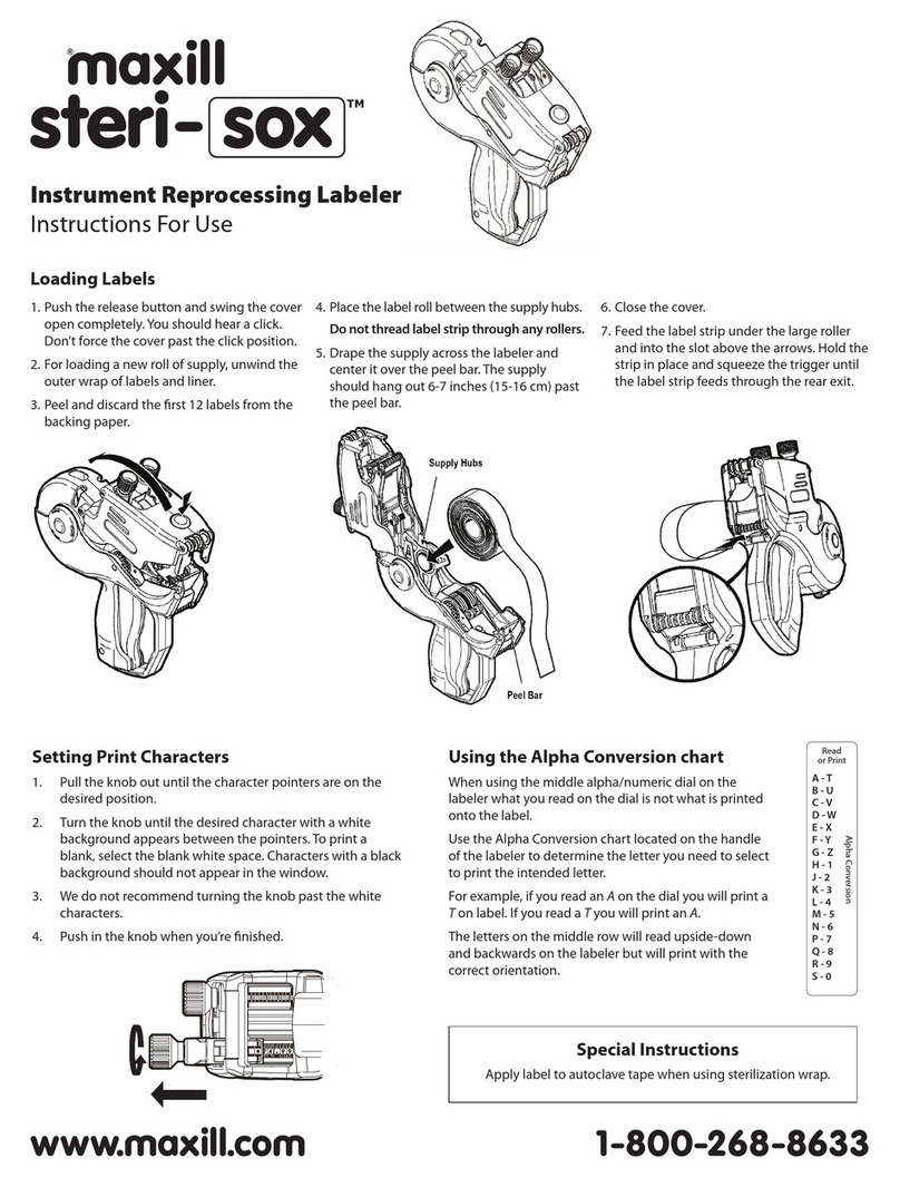 maxill steri-sox Instructions for use