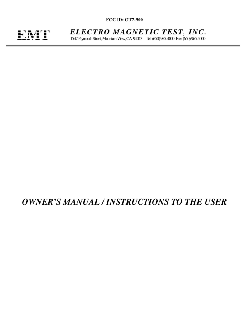 EMT SONICBOX owner's manual