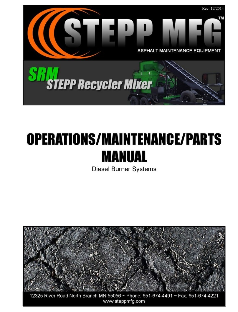 Stepp SRM Operation, maintenance and parts manual