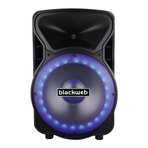 Blackweb Mini 15” Speaker Box instruction manual