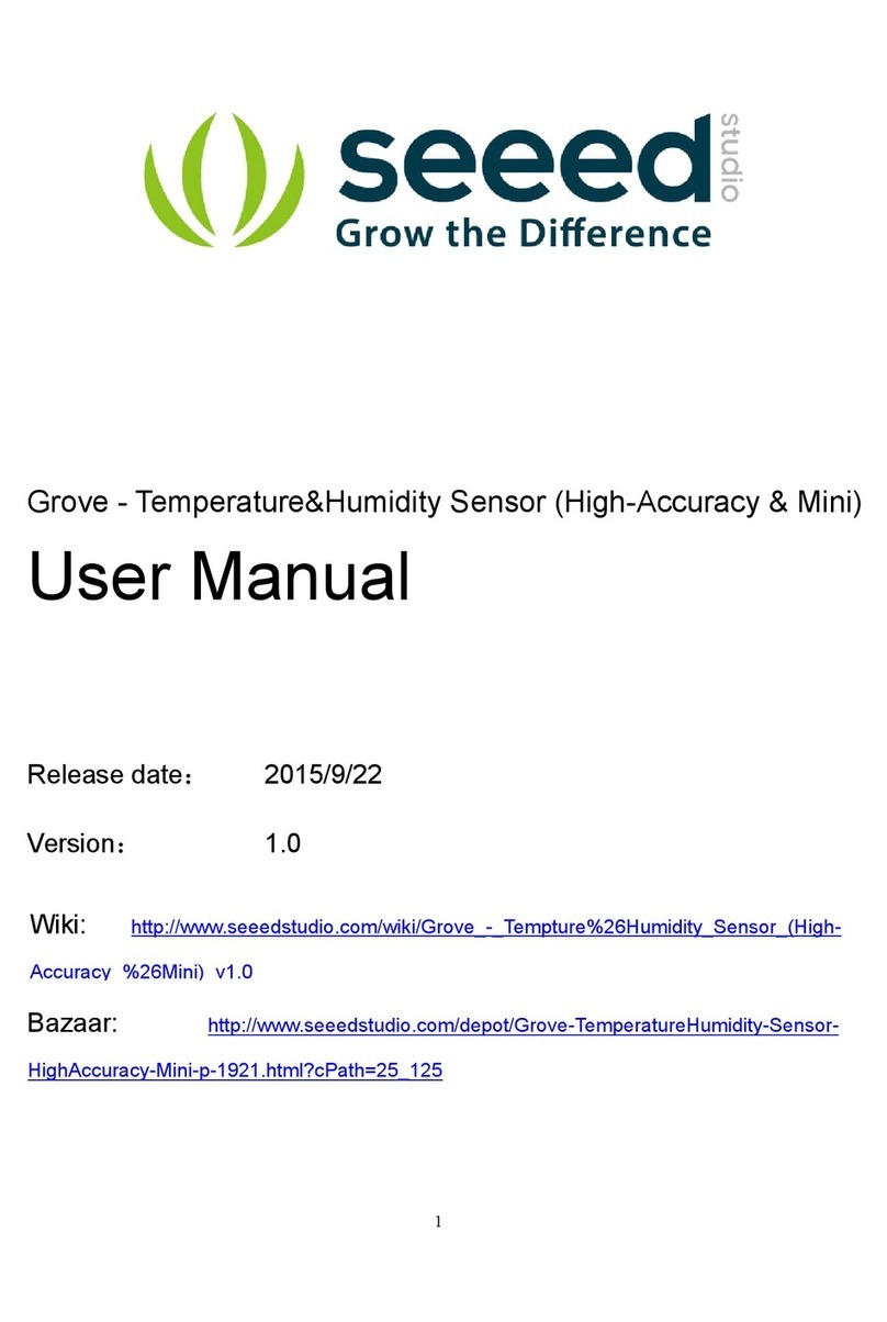 seeed studio Grove - Temperature&Humidity Sensor User manual