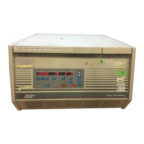 Beckman Coulter Allegra 25R instruction manual