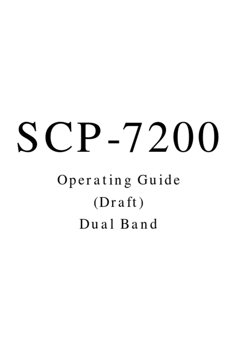 Sanyo SCP-7200 operating guide