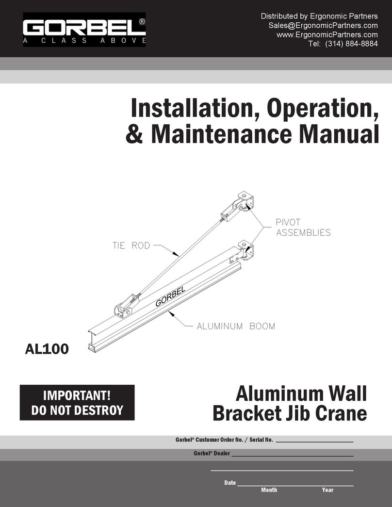 GORBEL AL100 Instruction manual