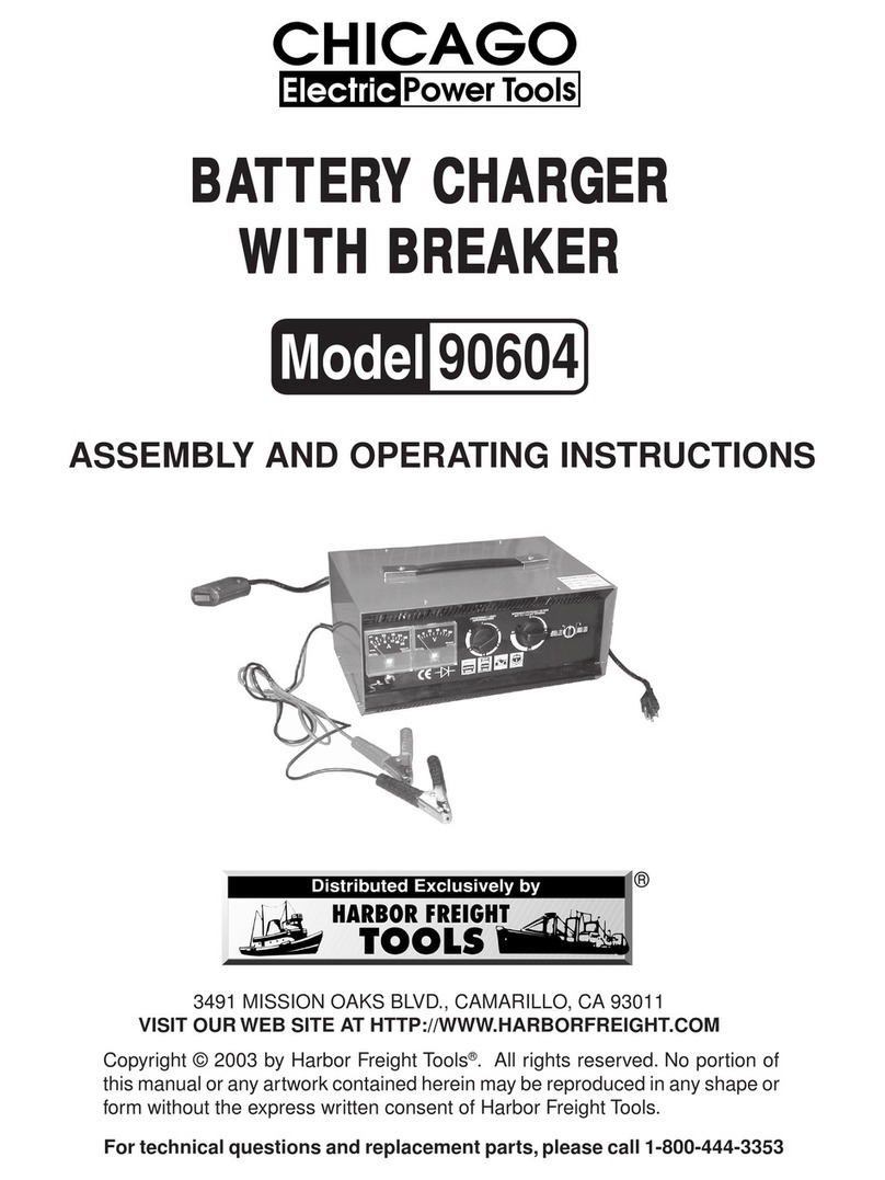 Chicago Electric 90604 Assembly and operating instructions
