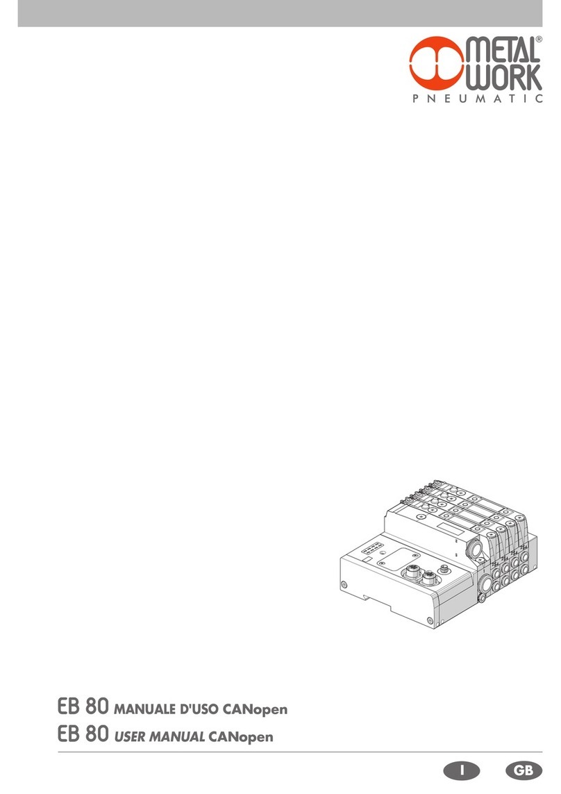 Metal Work EB 80 user manual
