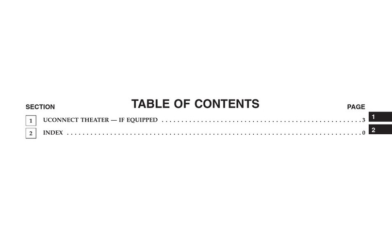 Chrysler Uconnect Theater manual