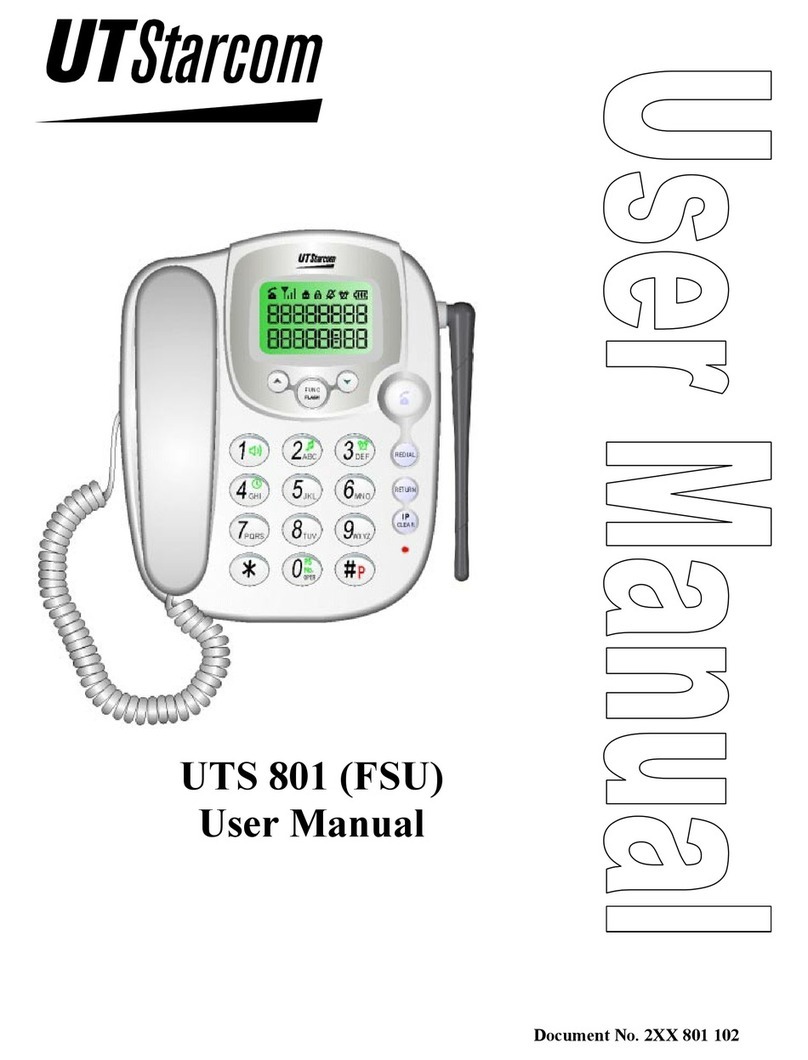 UTStarcom UTS 801 user manual