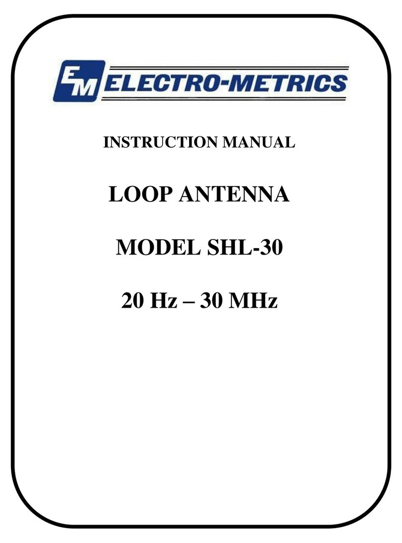 Electro-Metrics SHL-30 instruction manual