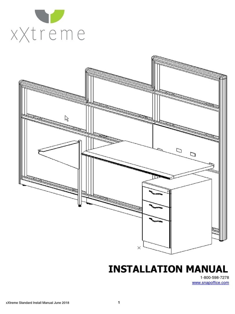 SNAP!office Furniture xXtreme Standard Installation guides