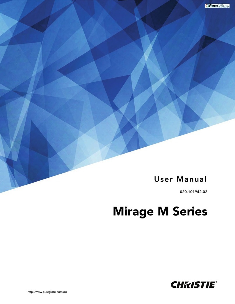 Christie Mirage M Series user manual
