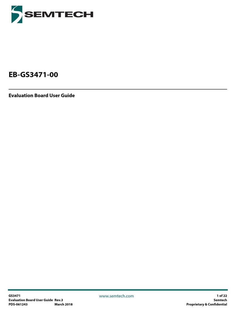 Semtech EB-GS3471-00 User manual