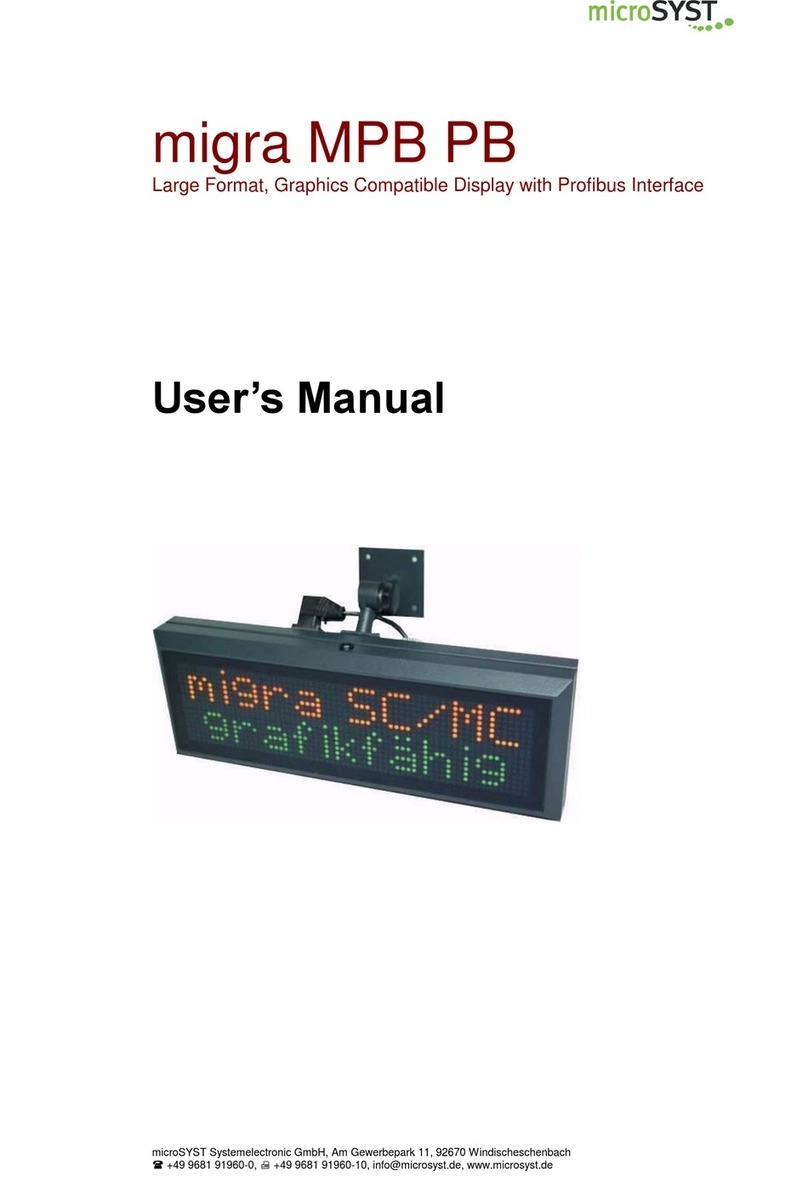 microSYST migra MPB PB User manual