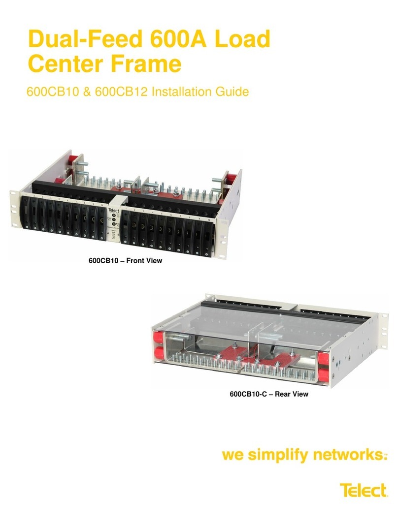 Telect 600CB10 Installation guides