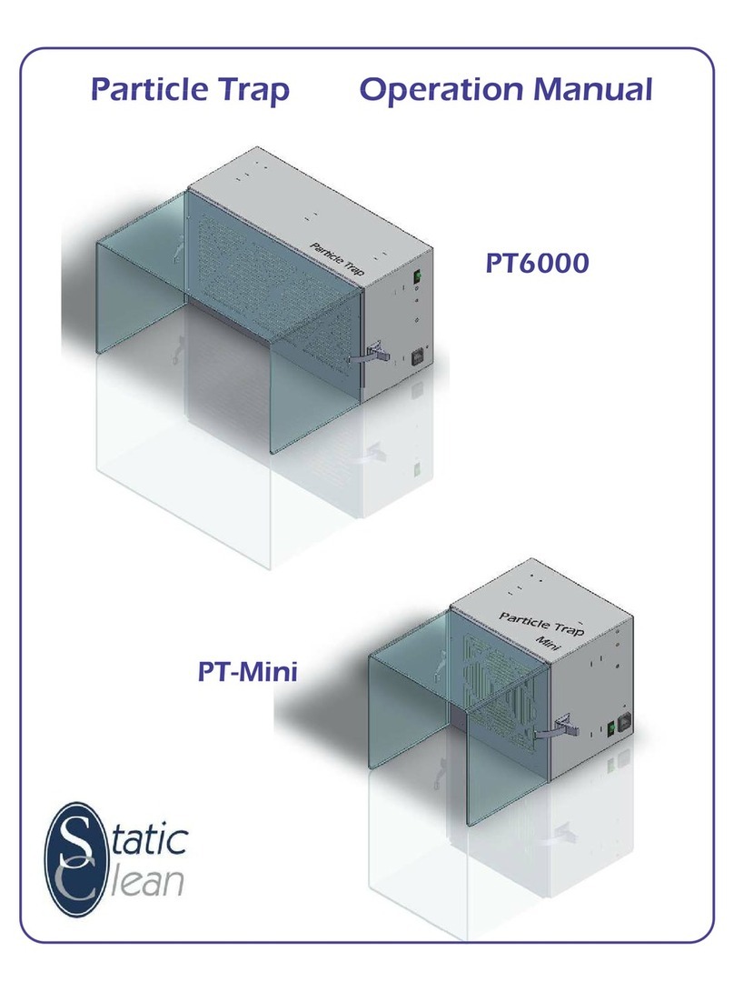 Static Clean PT6000 Operation manual