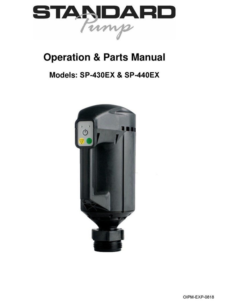 Standard Pump SP-430EX Operations & parts manual