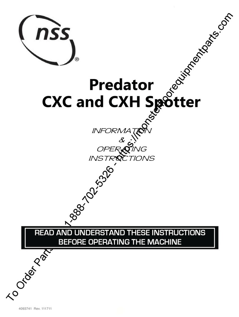 NSS Predator CXC Information & operating instructions