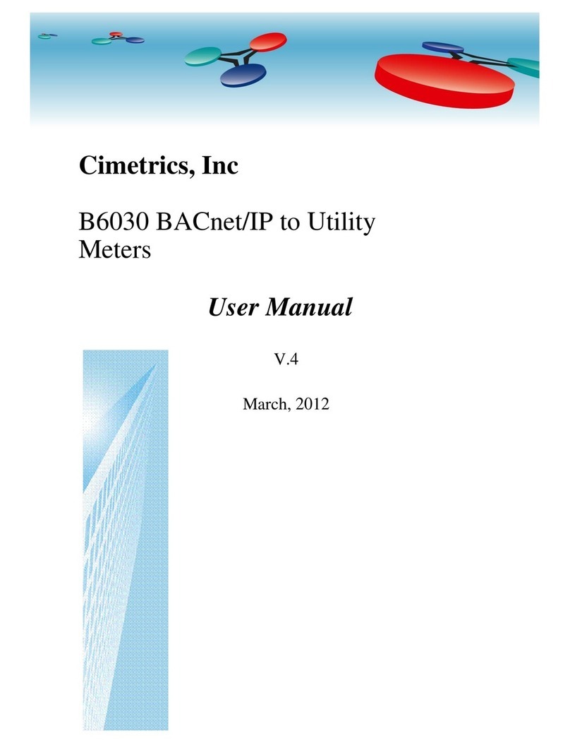 Cimetrics B6030 user manual
