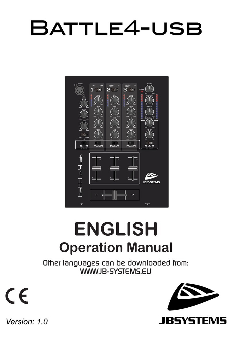 JBSystem Battle4-USB Operation manual