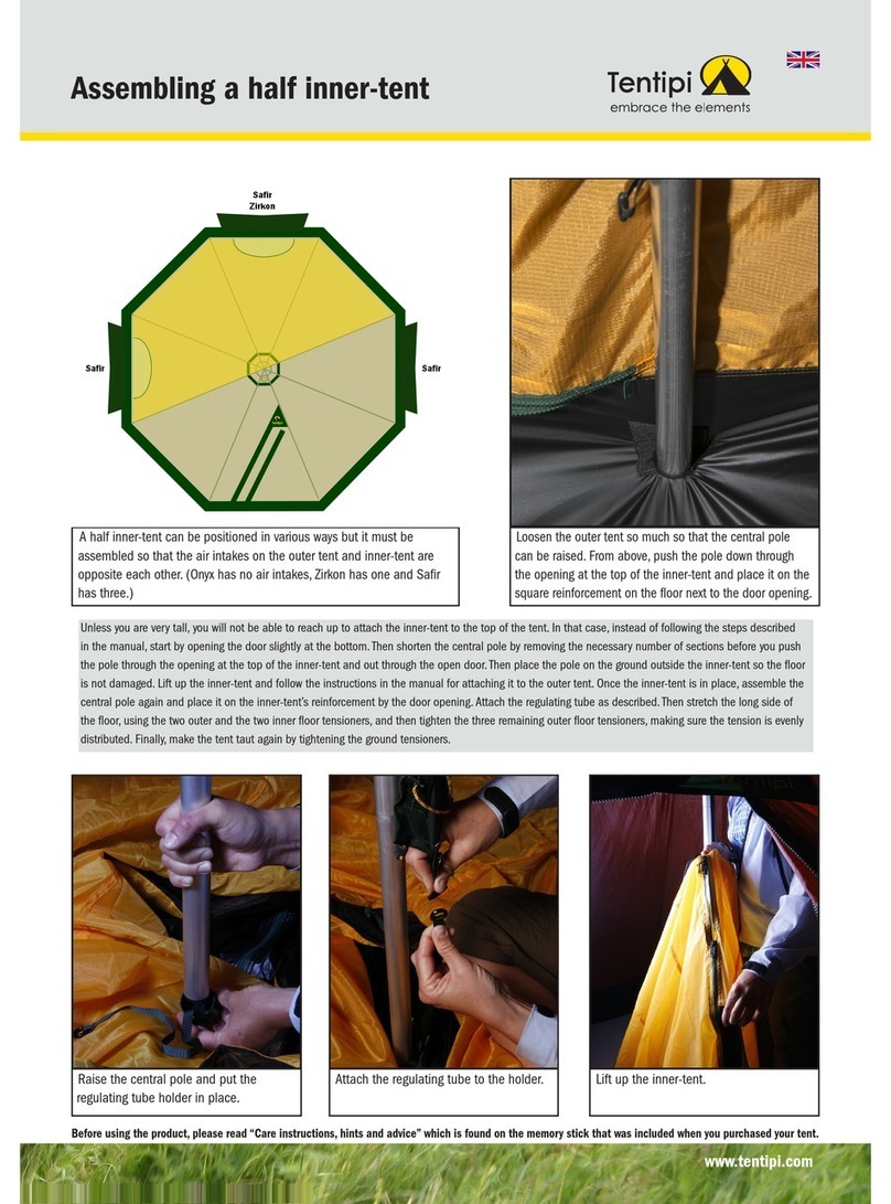Tentipi Half inner-tent Assembling manual