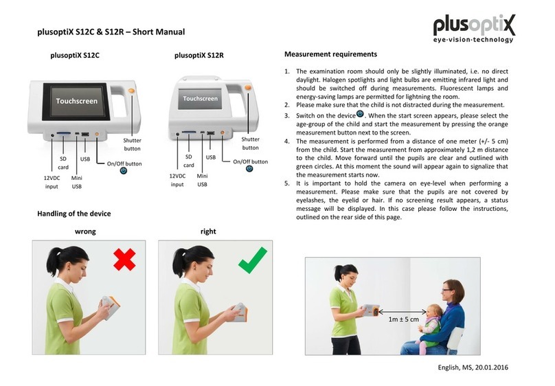 PLUSOPTIX S12C How to use PLUSOPTIX S12C How to use