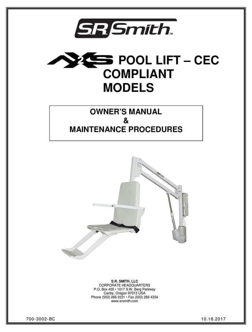 S.R.Smith aXs2 Owners manual & maintenance procedures