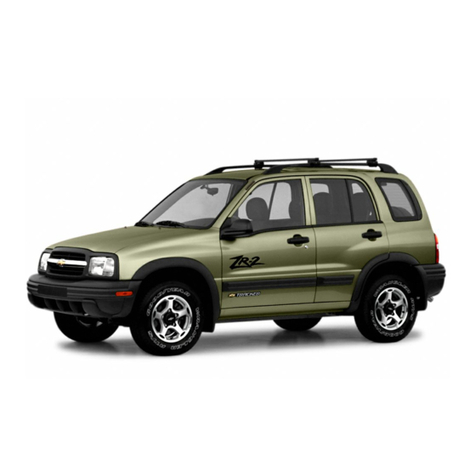 Chevrolet 2003 tracker owner's manual