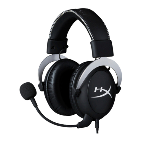 HyperX CloudX user manual