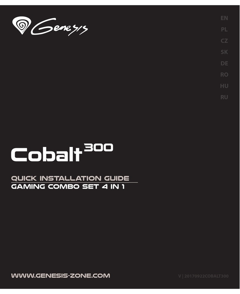 Genesis Cobalt 300 Quick installation guide