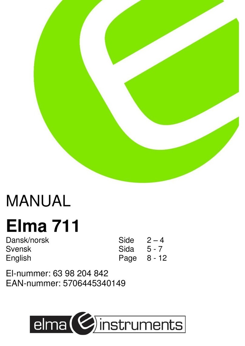Elma Instruments 711 user manual