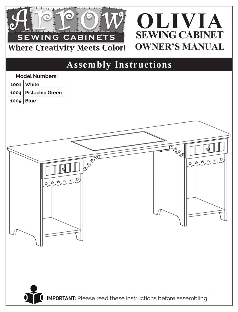 Arrow OLIVIA 1004 owner's manual