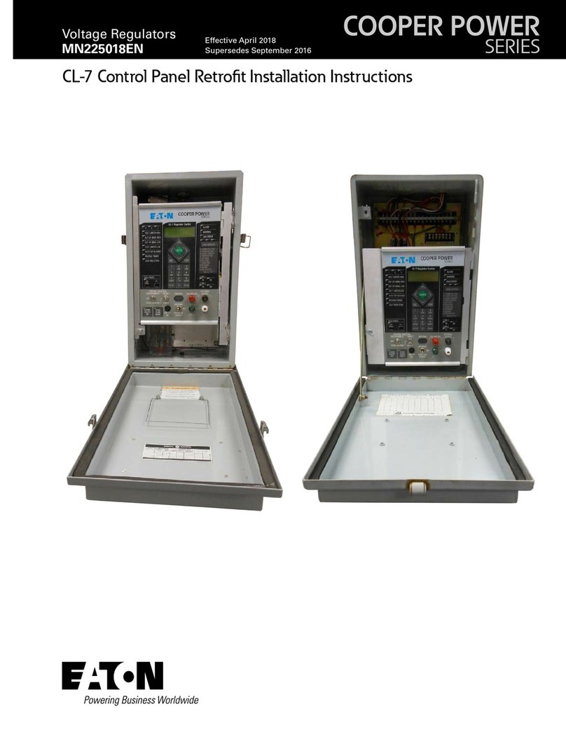 Eaton COOPER POWER SERIES installation instructions