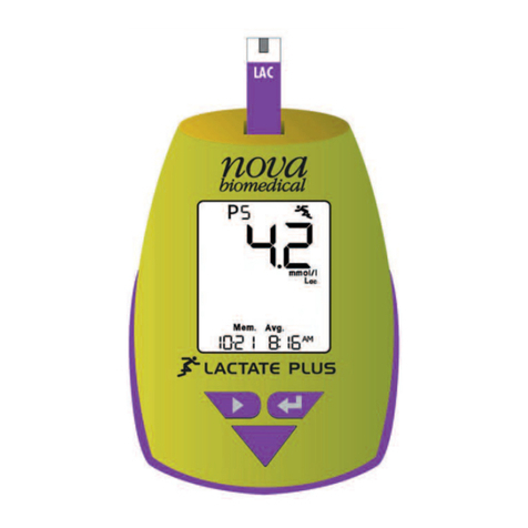 NOVA BIOMEDICAL Lactate Plus Instructions for use manual