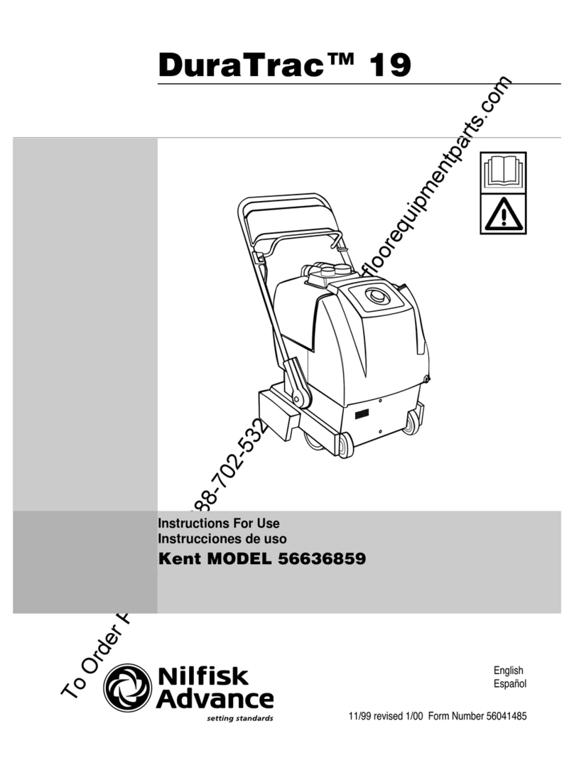 Nilfisk-Advance DuraTrac 19 User manual