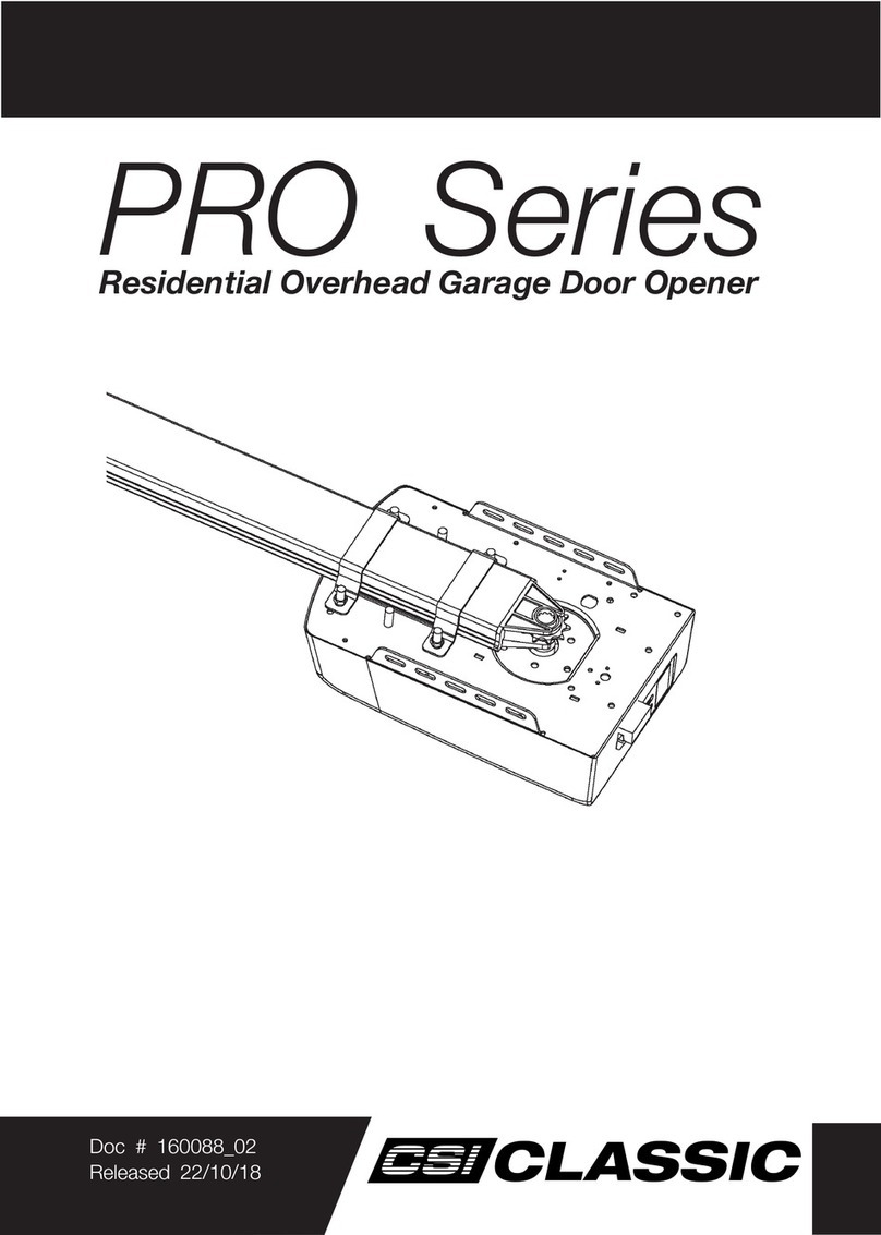 CSI CLASSIC PRO Series manual