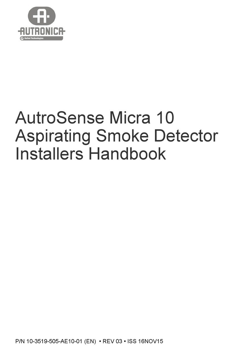 Autronica AutroSense Micra 10 User manual