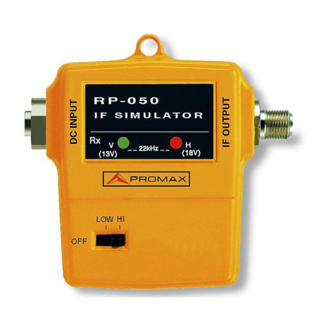 Promax Promax User manual