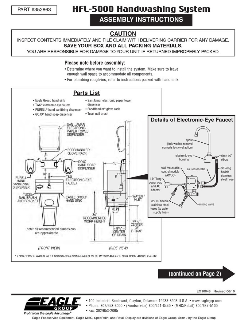 Eagle Group HFL-5000 Assembly instructions Eagle Group HFL-5000 Assembly instructions