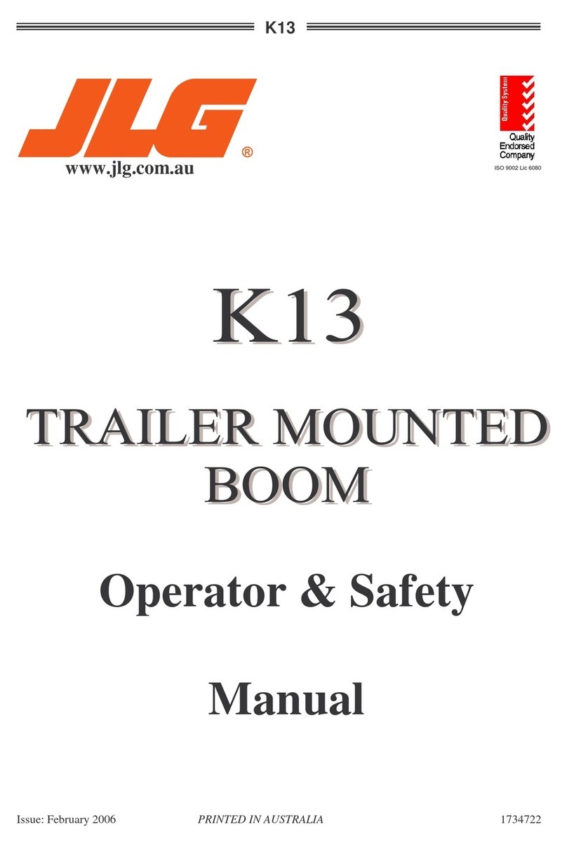 JLG K13 Instruction Manual