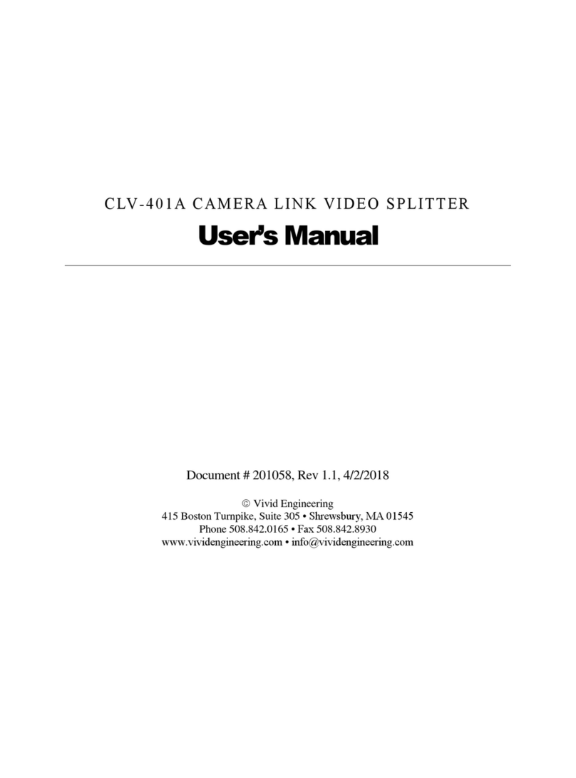 Vivid CLV-401A user manual