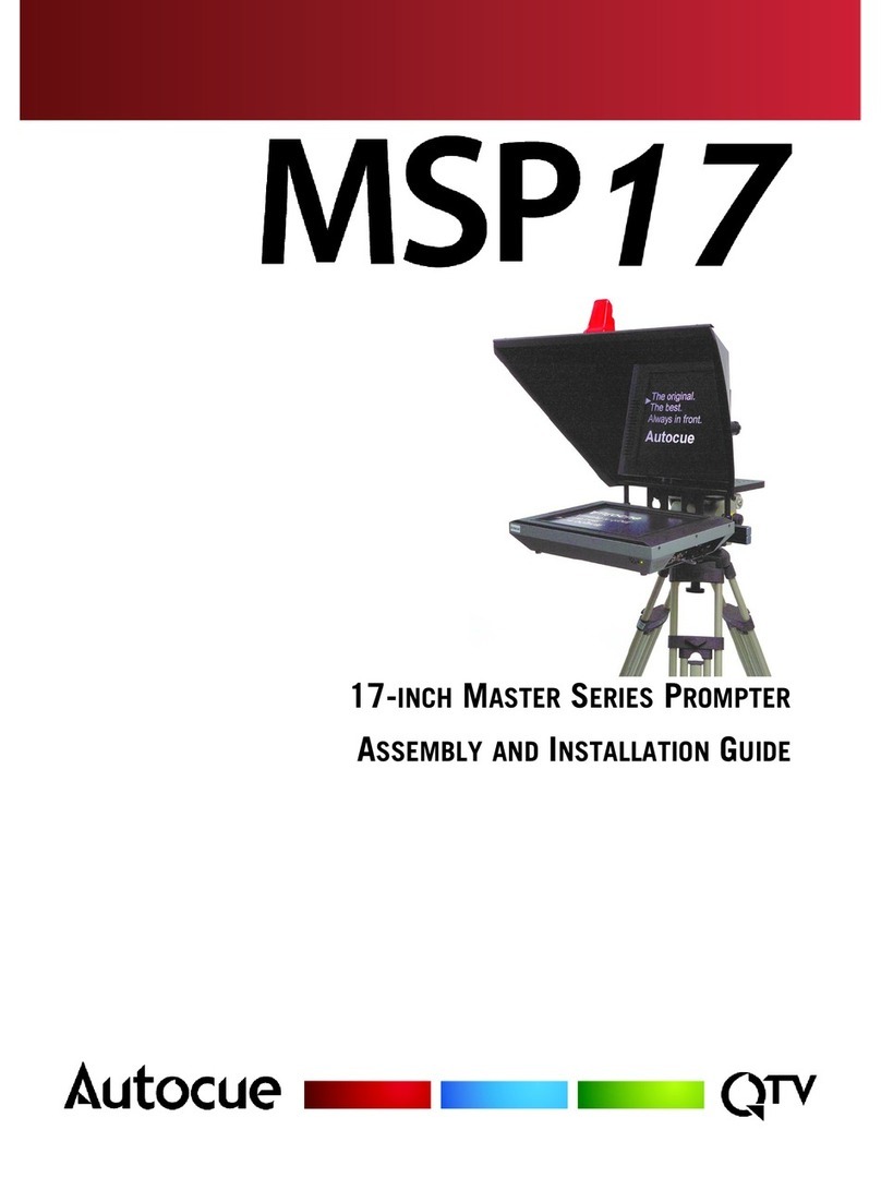 AUTOCUE MSP17 User manual