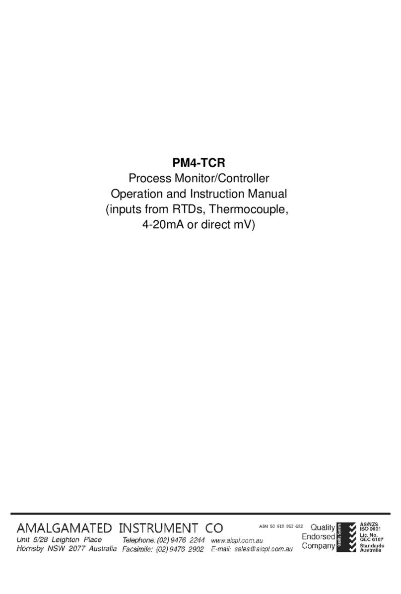 AMALGAMATED INSTRUMENT PM4-TCR Guide AMALGAMATED INSTRUMENT PM4-TCR Guide