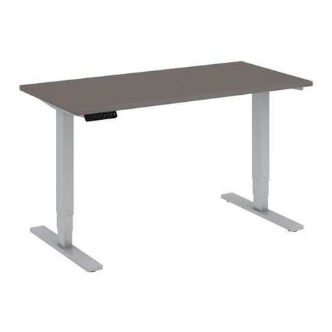 Bush Business Furniture HATB24DGM-03K Assembly instructions