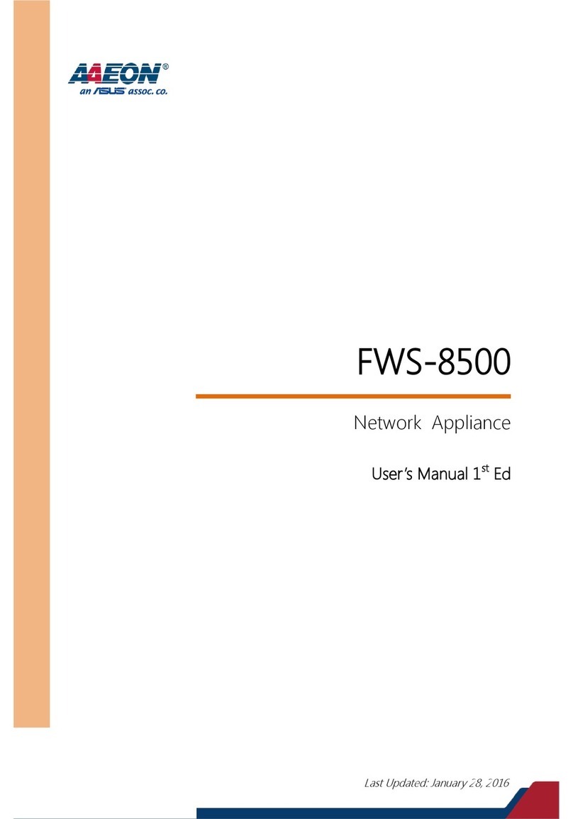 Aaeon FWS-8500 user manual